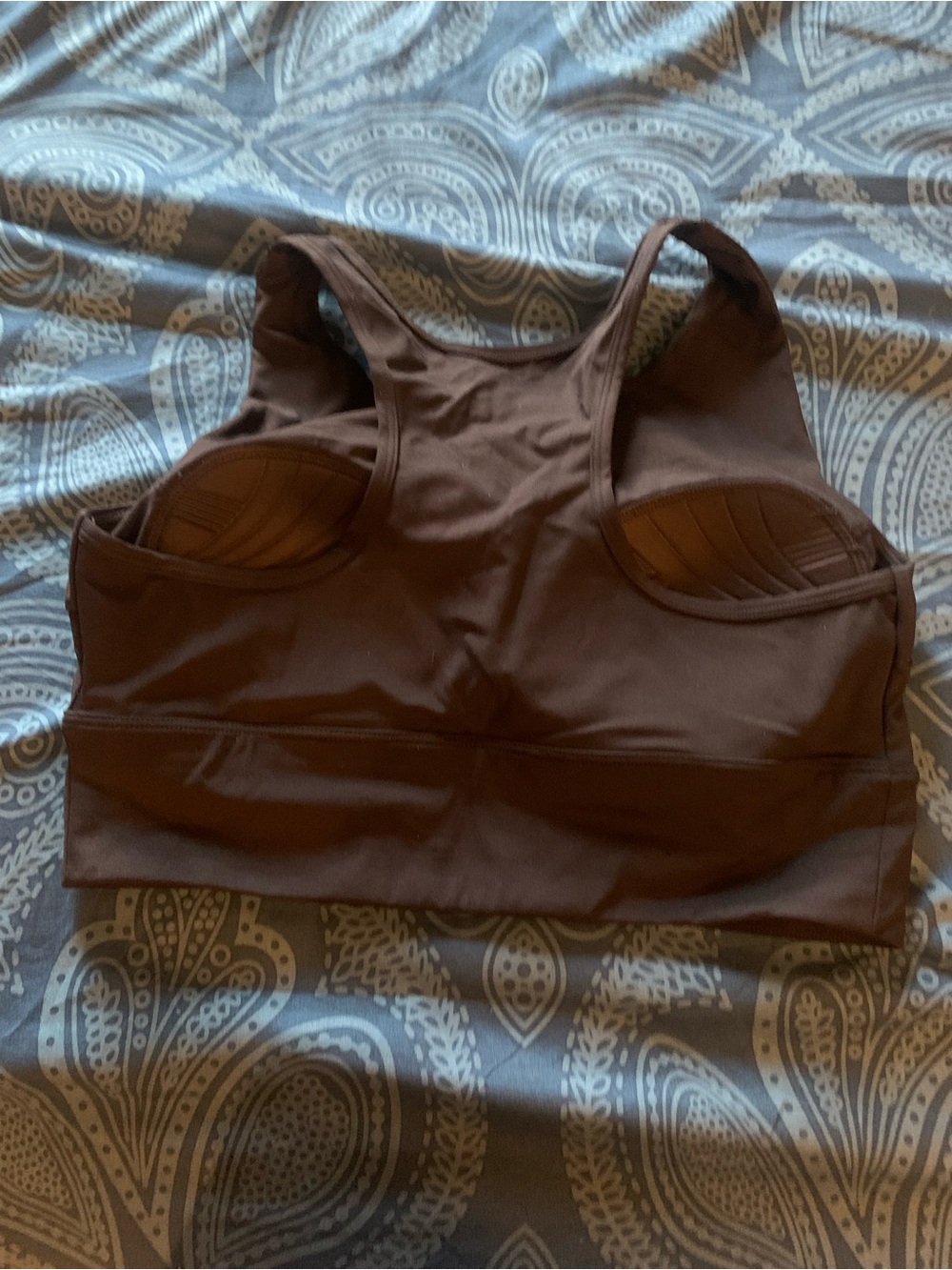 Women's black Racerback Support Sports Bra with Molded Cups
